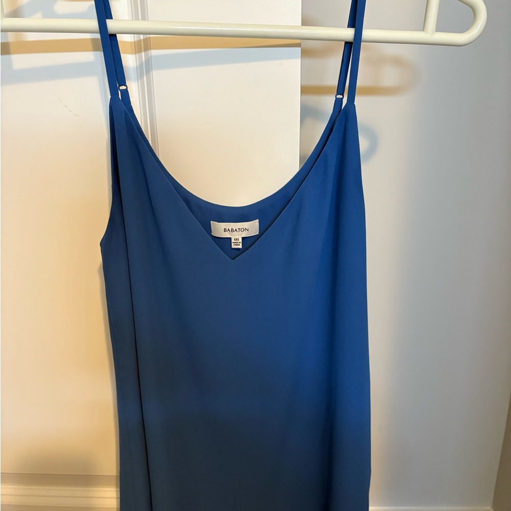 Babaton Royal Blue V-Neck Top